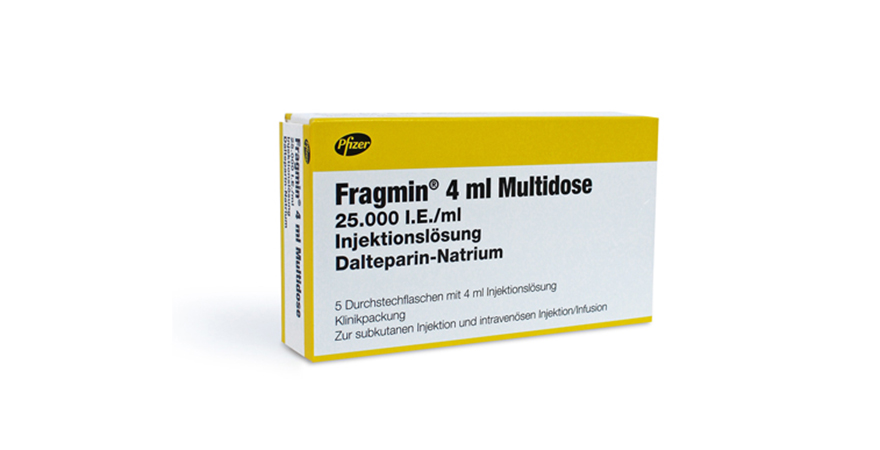 Verpackung vom Produkt Fragmin® 4 ml Multidose